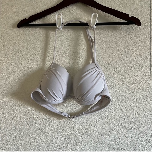 Shade and Shore Women's Off White Push Up Bikini Swimsuit Set Size 32B /Small - Picture 2 of 9